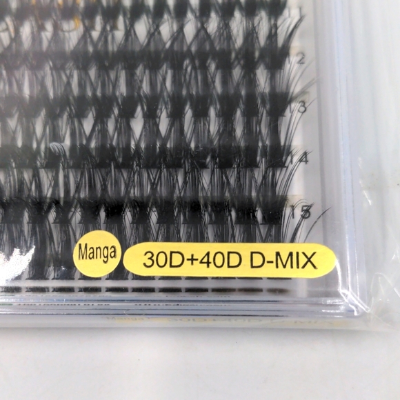 B&Q Lash Clusters 30D+40D D-9-16 MIX Individual Lashes 280 Clusters Manga - Picture 7 of 13